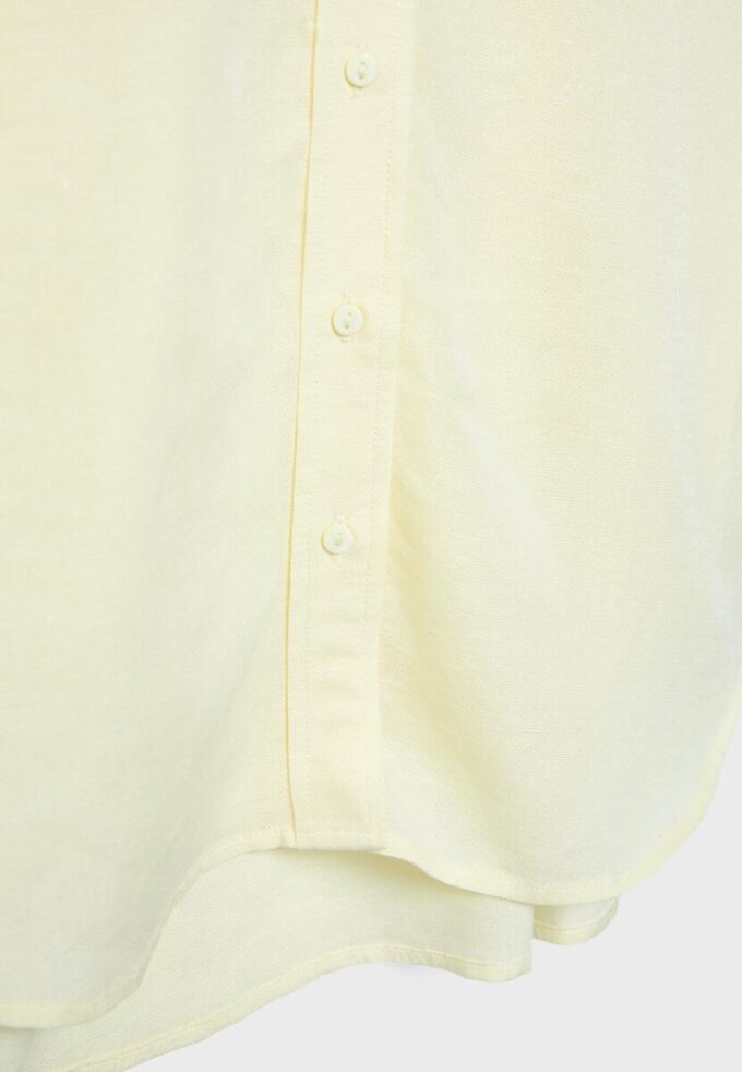 Flytende skjorte i lin-look