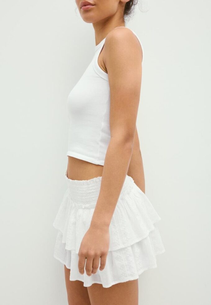 Flytende Skort med volanger