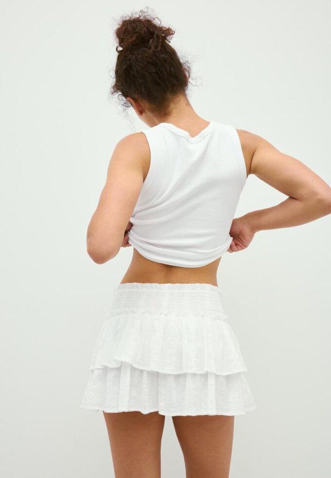 Flytende Skort med volanger