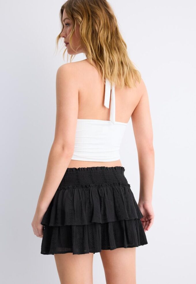 Flytende Skort med volanger