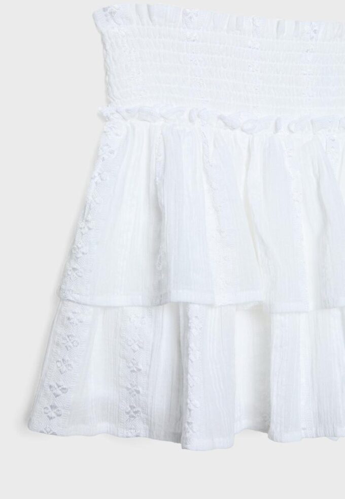 Flytende Skort med volanger