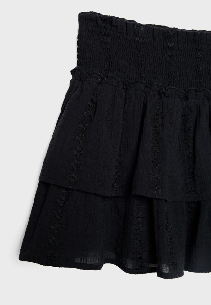 Flytende Skort med volanger