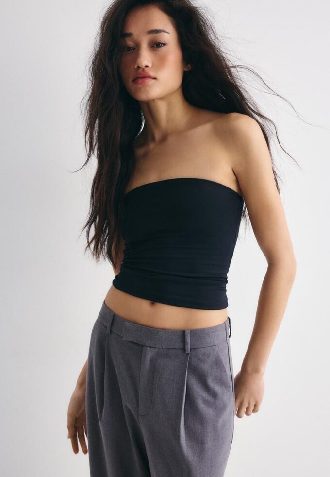 Formelle bukser med vid ben