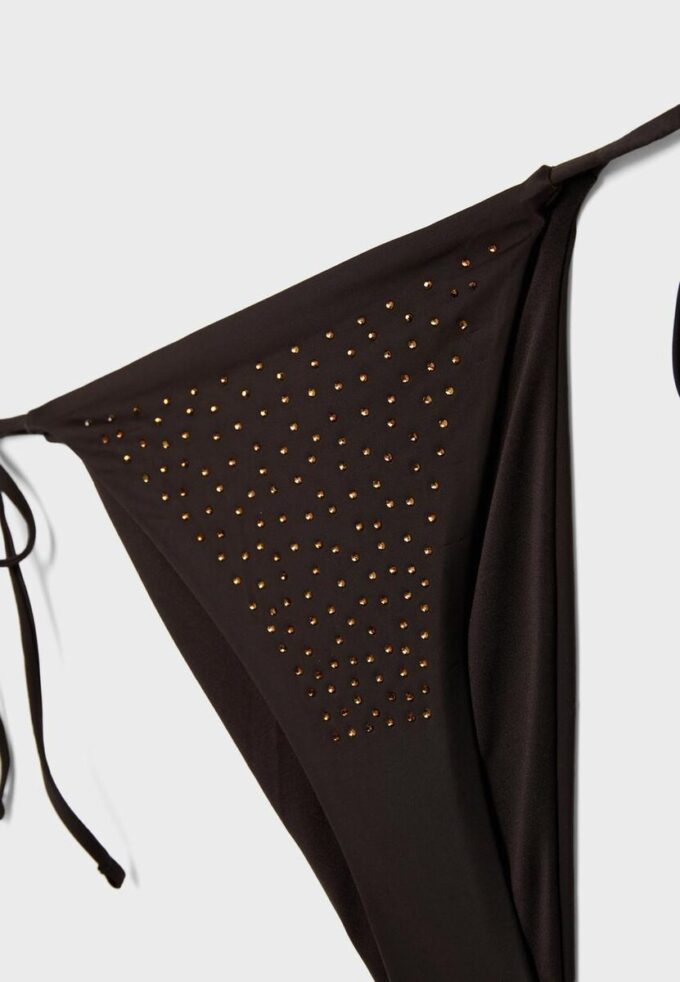 Glitrende brasilianske bikinibukser