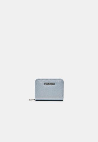 Glitrende pung med glidelås