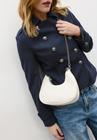 Halvmåne-skulderveske