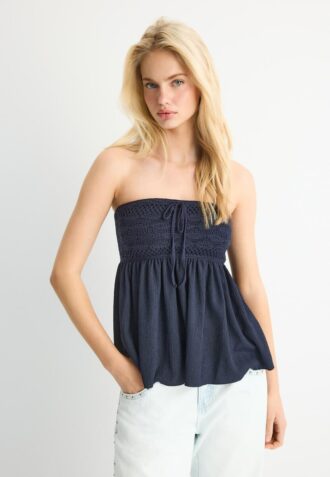 Heklet bandeau-topper