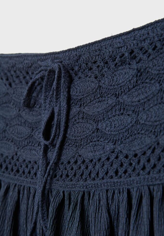 Heklet bandeau-topper