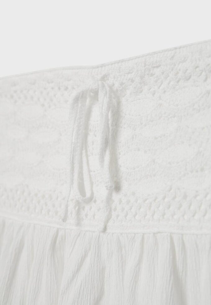 Heklet bandeau-topper