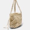 Heklet shopperveske med metalltråd