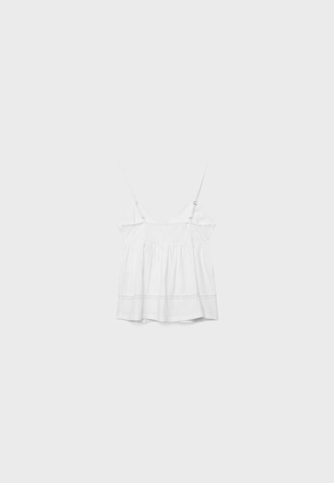 Heklet topp med stropper