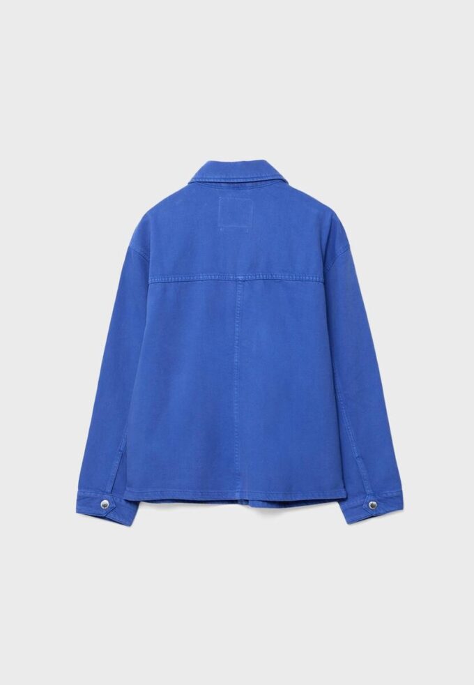 Jakke med påsydde lommer