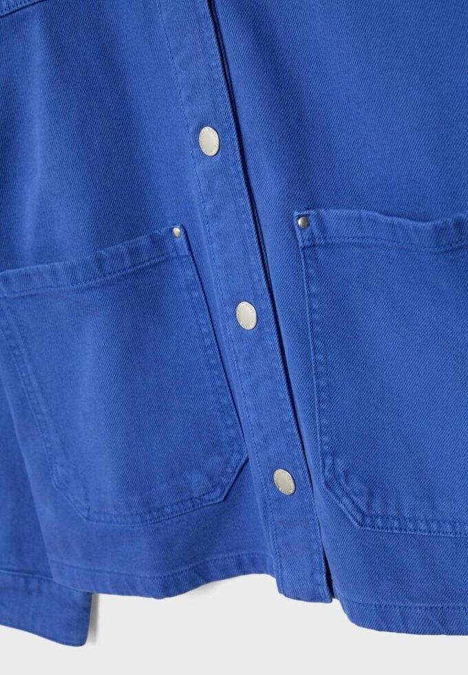 Jakke med påsydde lommer