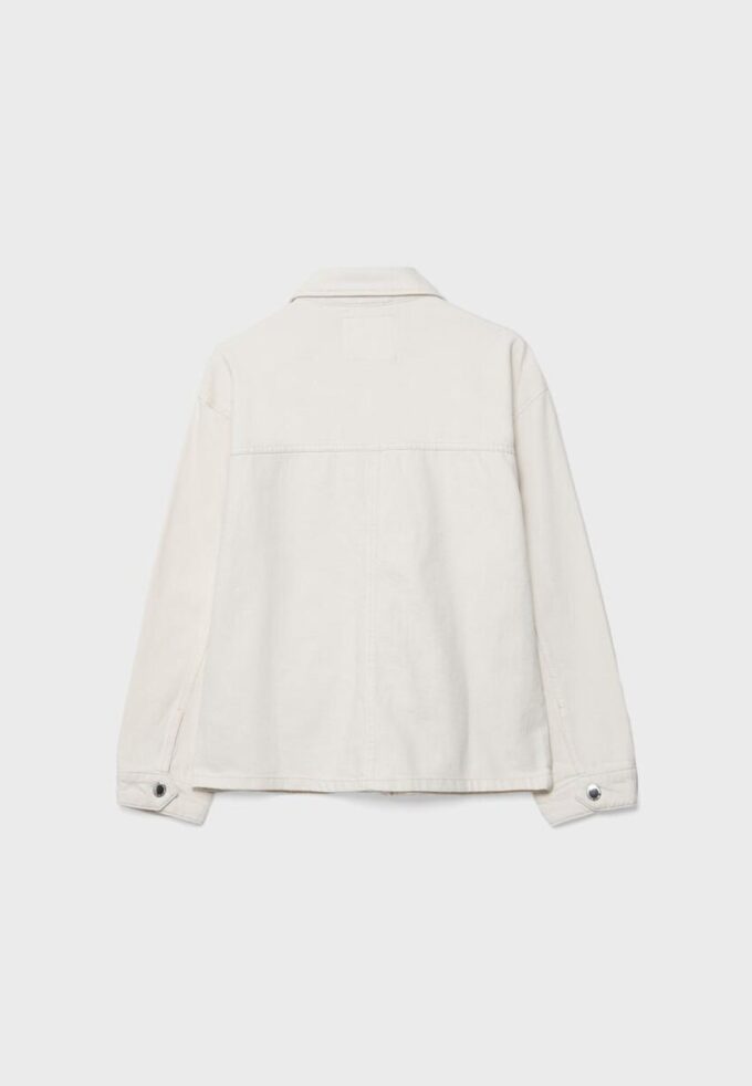 Jakke med påsydde lommer