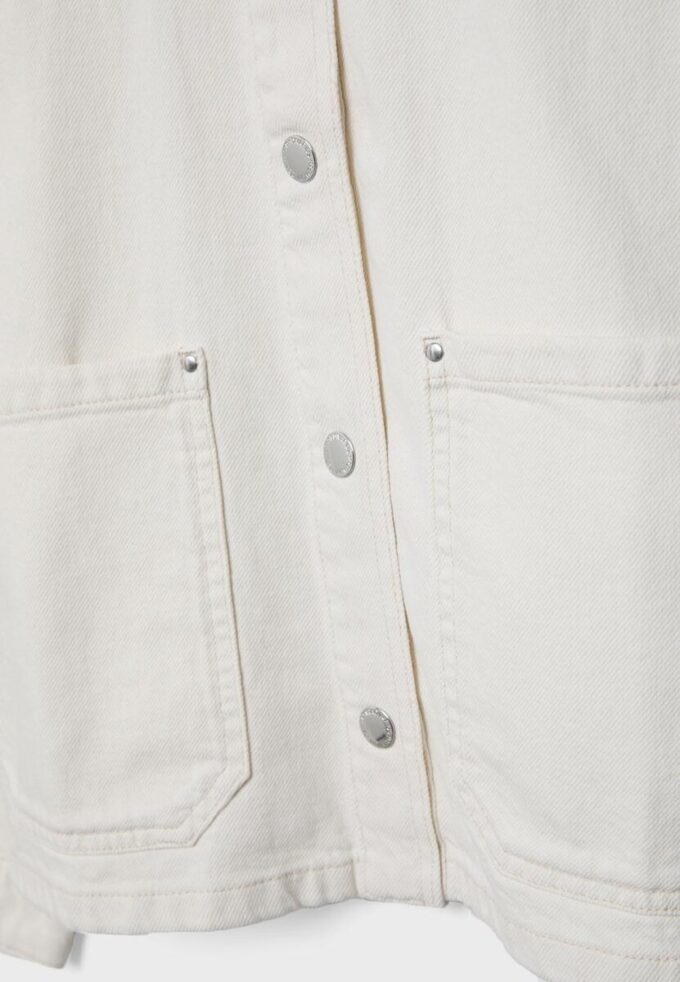 Jakke med påsydde lommer