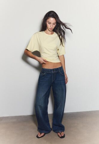 Japansk T-skjorte med korte ermer