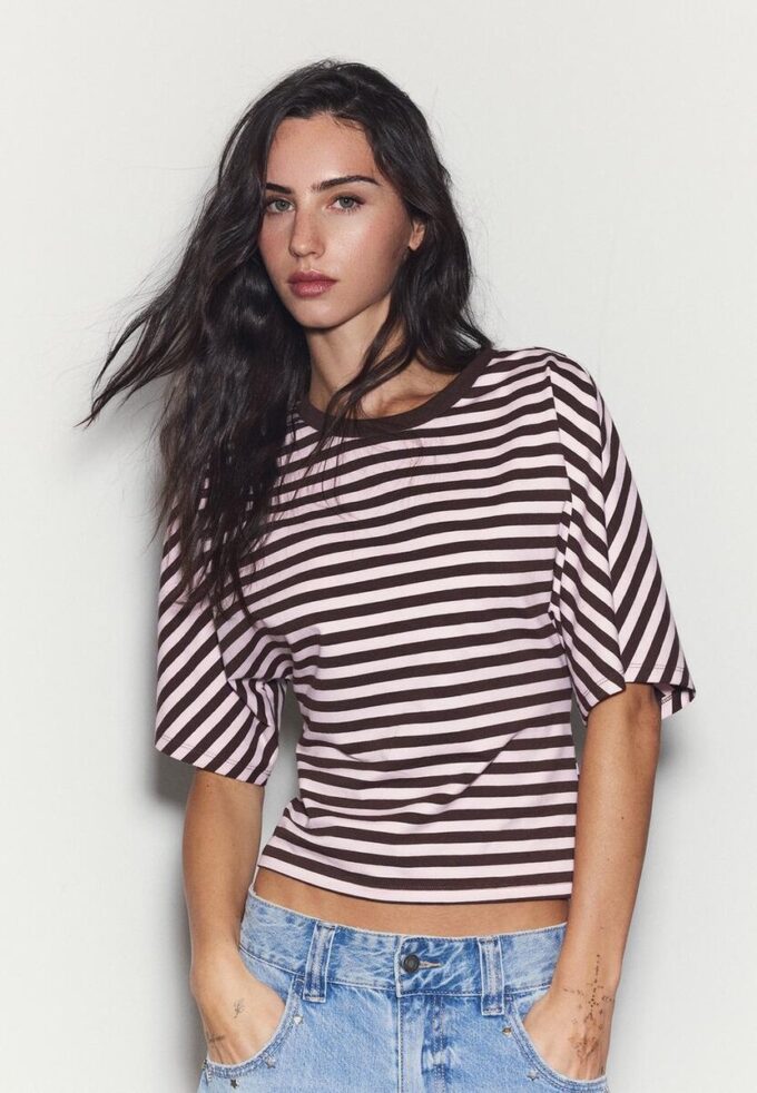 Japansk T-skjorte med korte ermer