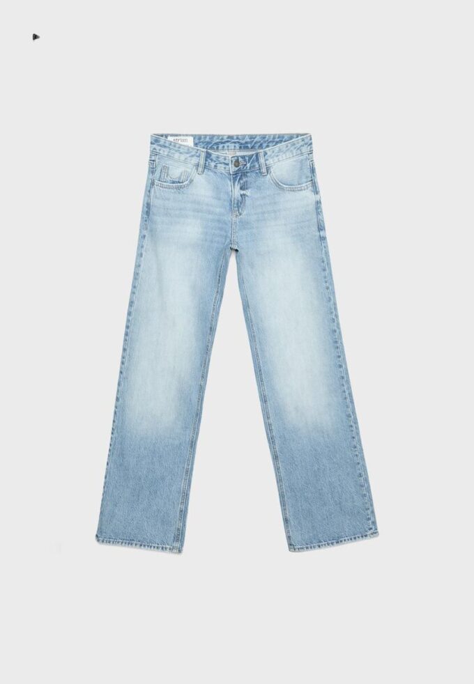 Jeans med lav midje og rette ben