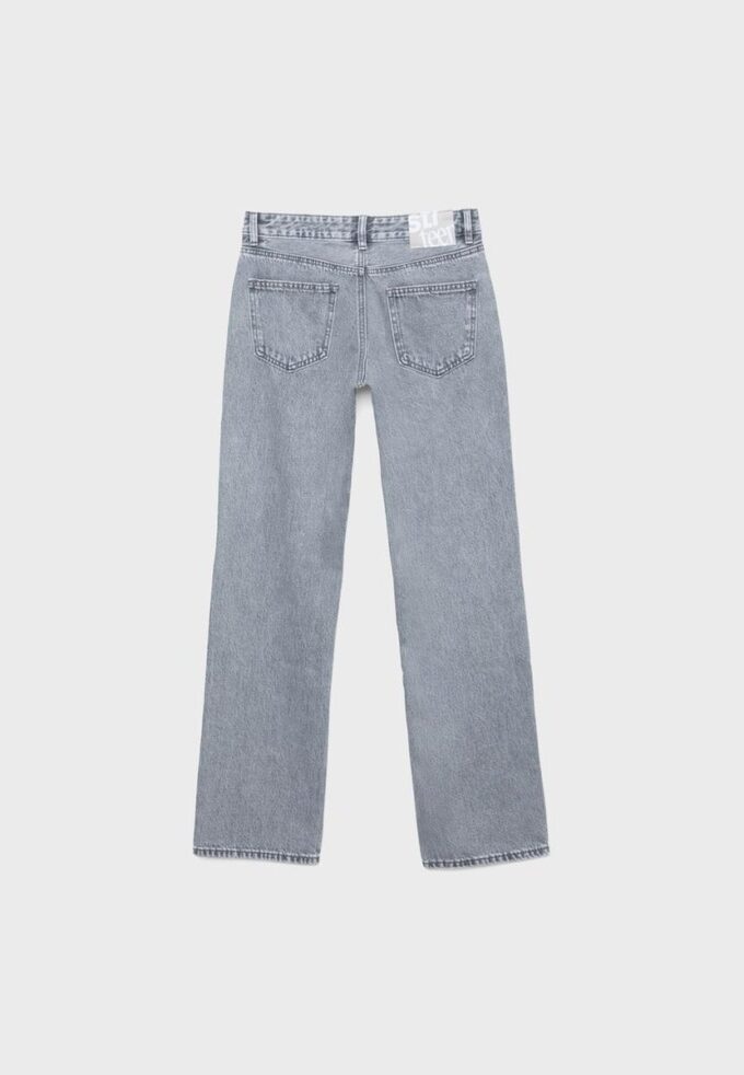 Jeans med lav midje og rette ben