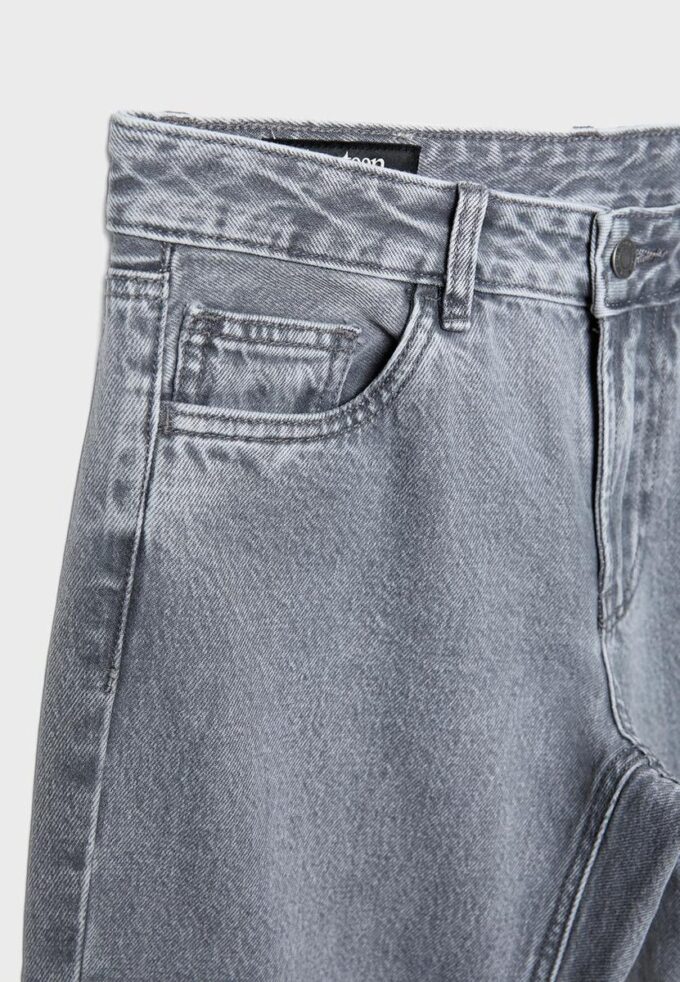 Jeans med lav midje og rette ben