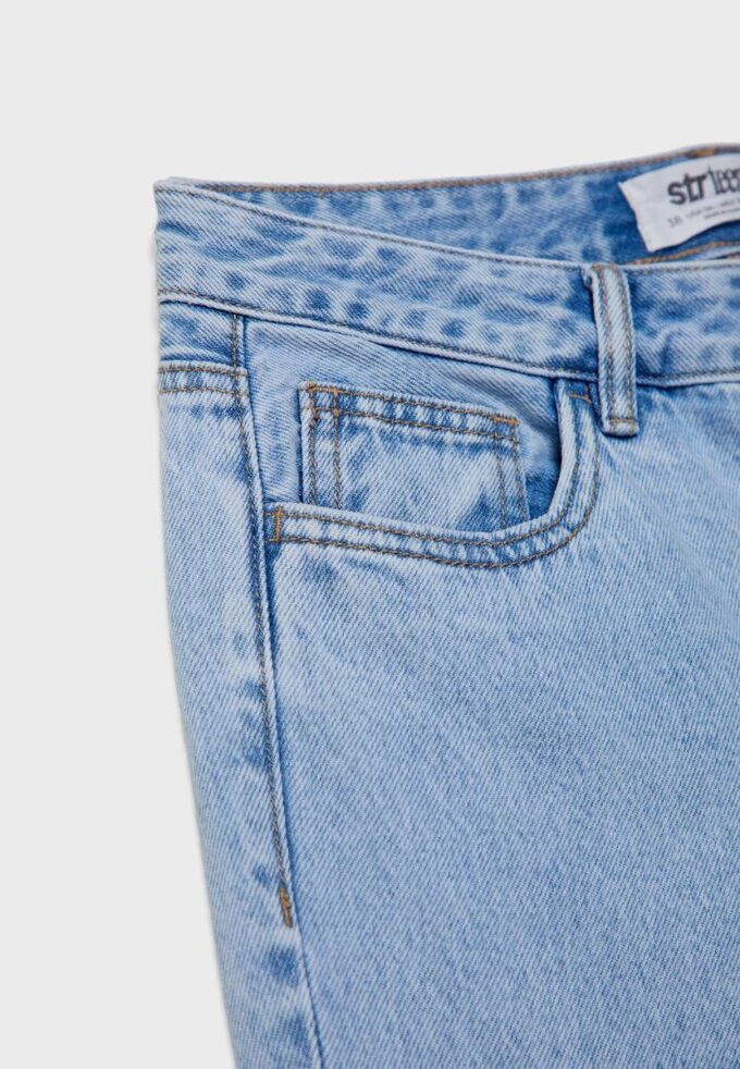 Jeans med lav midje og rette ben