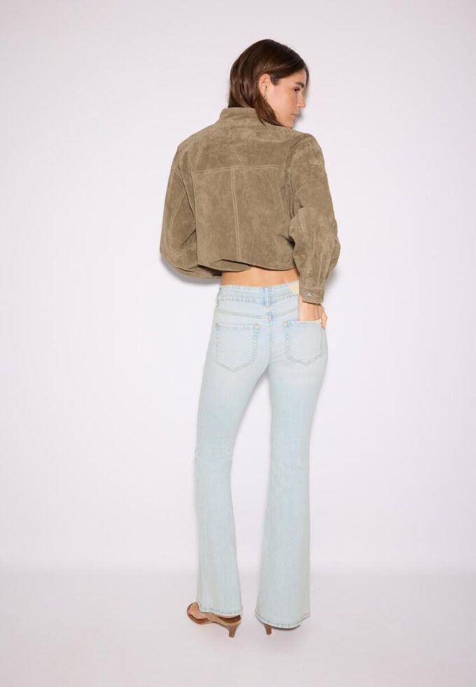 Jeans med lav midje og sømlommer