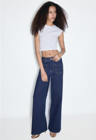 Jeans med rette ben og lommer