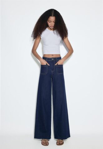 Jeans med rette ben og lommer