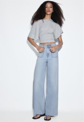 Jeans med rette ben og lommer