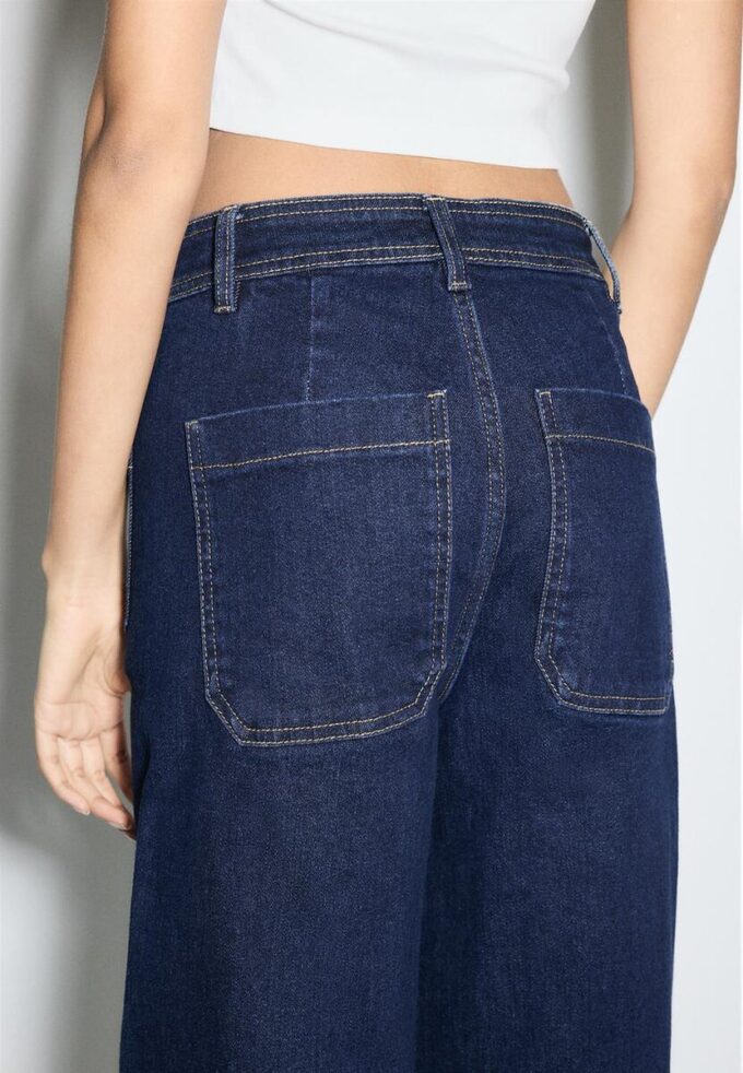 Jeans med rette ben og lommer