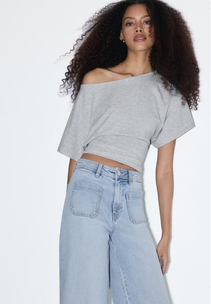 Jeans med rette ben og lommer