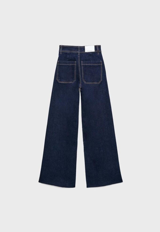 Jeans med rette ben og lommer