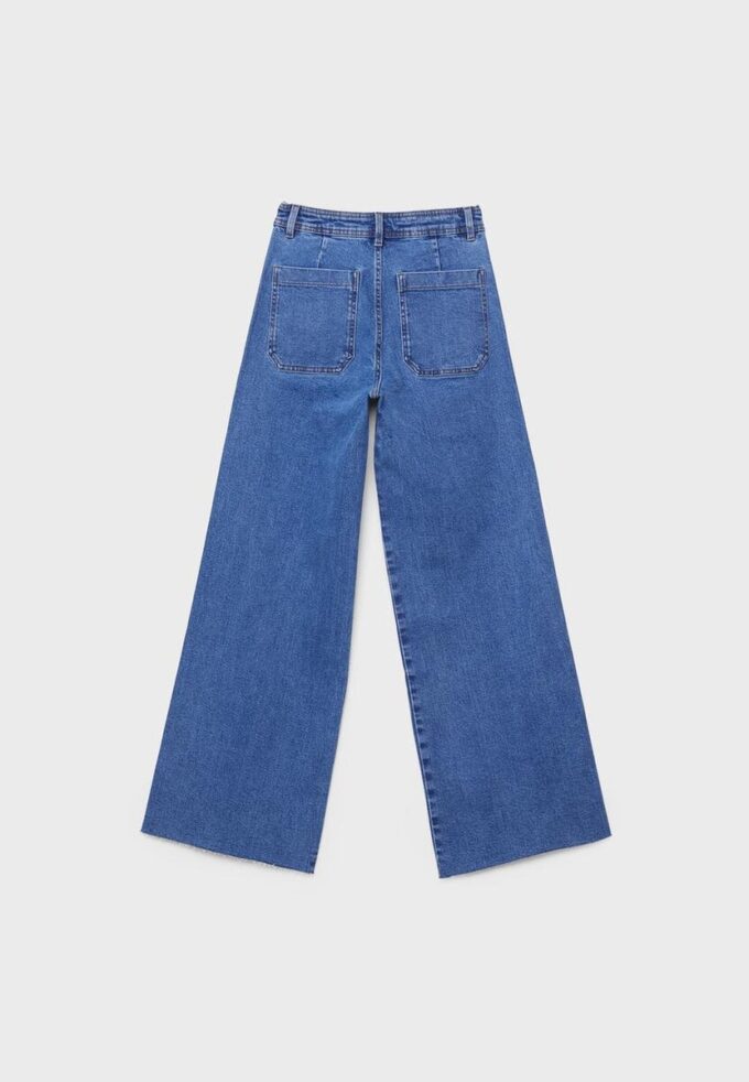 Jeans med rette ben og lommer