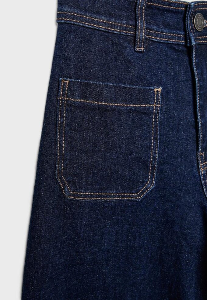 Jeans med rette ben og lommer