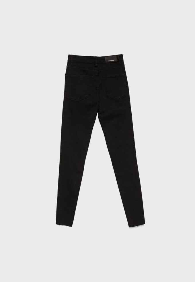 Jeans med superhøy midje