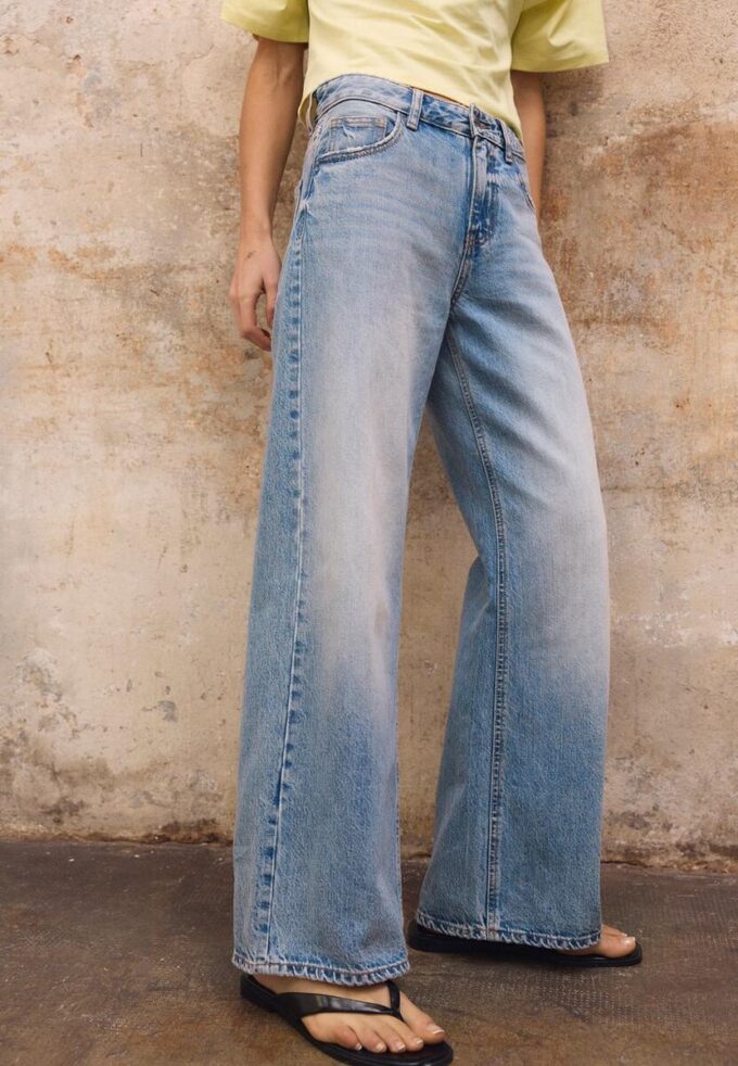 Jeans med Wide Leg