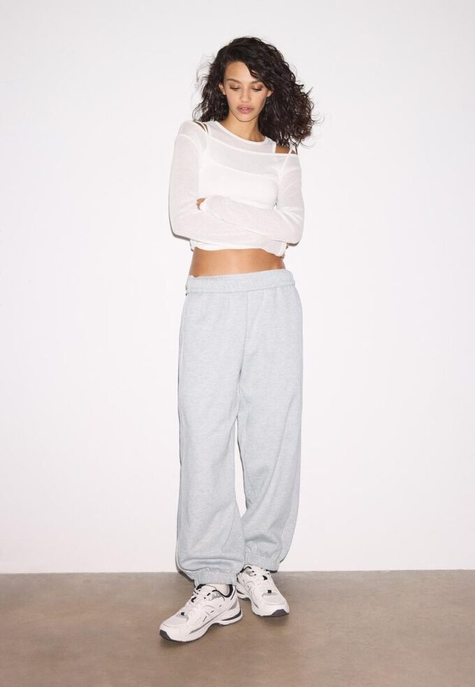 Joggebukser med piping