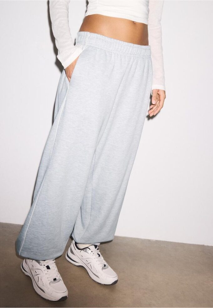 Joggebukser med piping