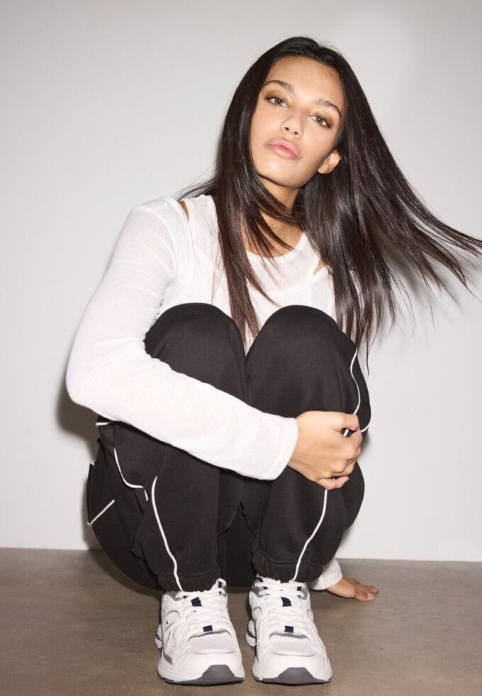 Joggebukser med piping