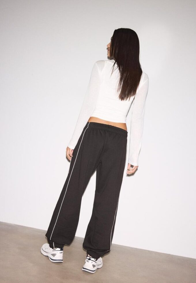 Joggebukser med piping