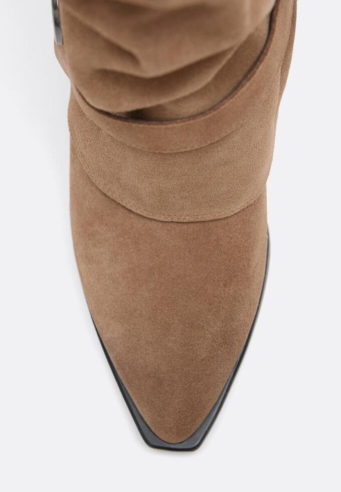 Joots-skinnstøvler med høy hæl