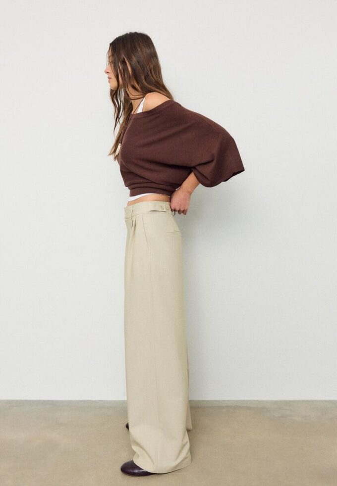 Justerbare bukser med supervide ben