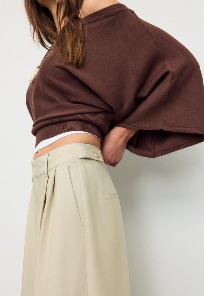 Justerbare bukser med supervide ben