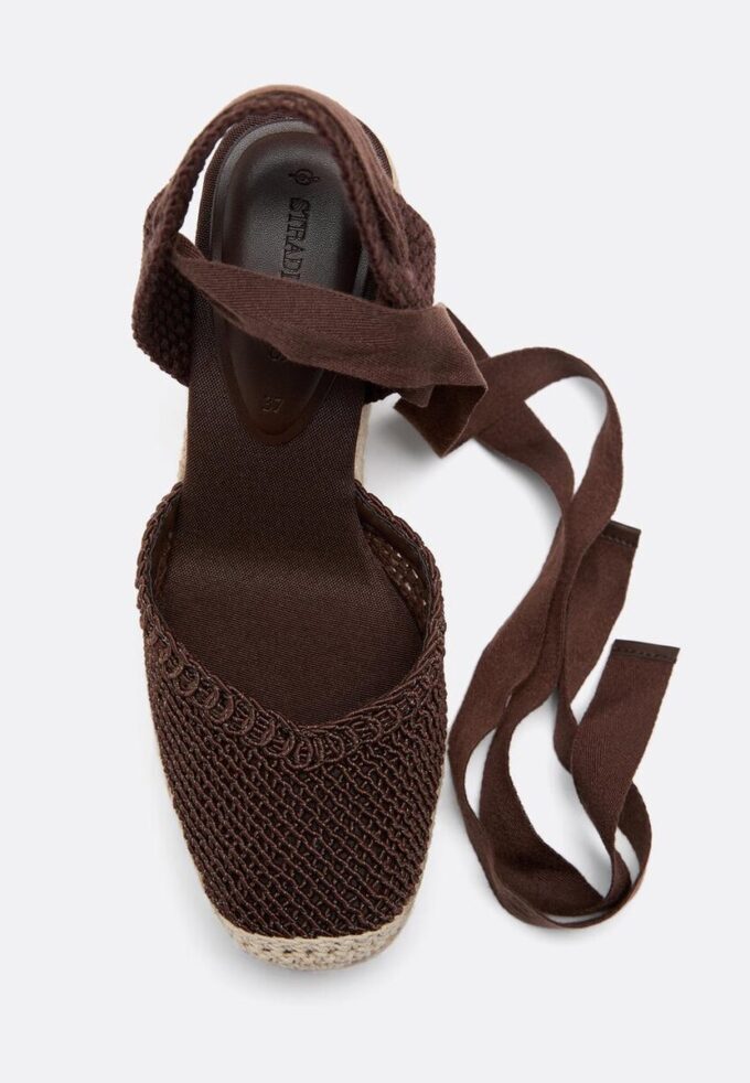 Jute-kilehæl med snøring