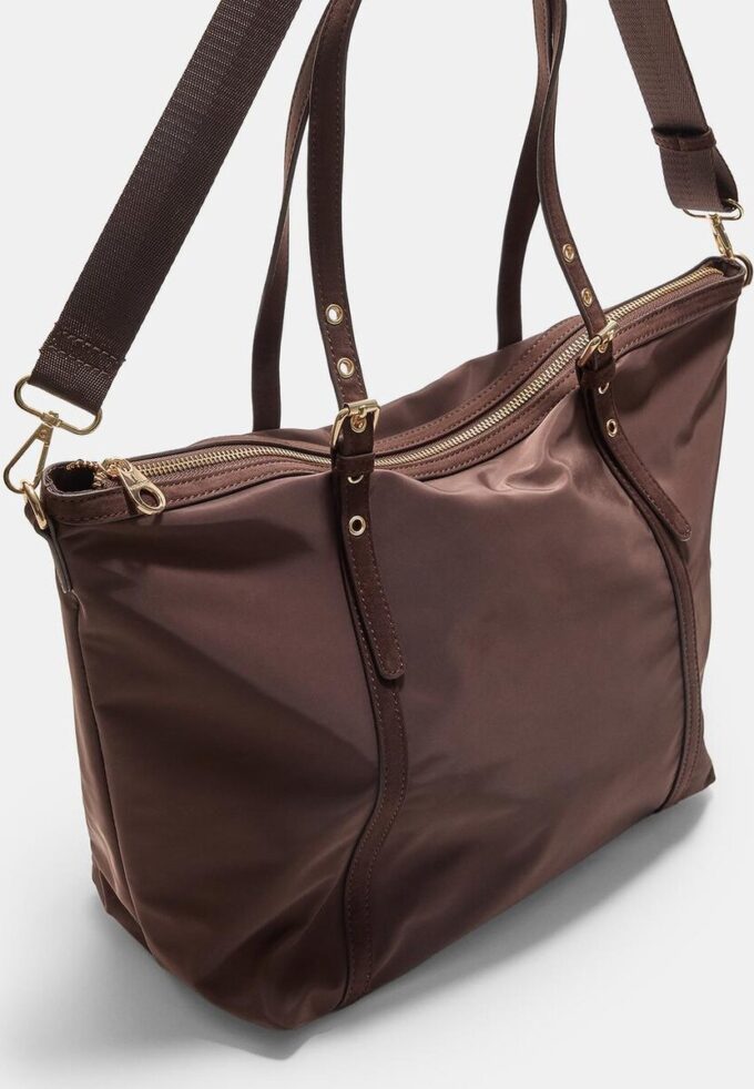 Kontrastfarget handleveske