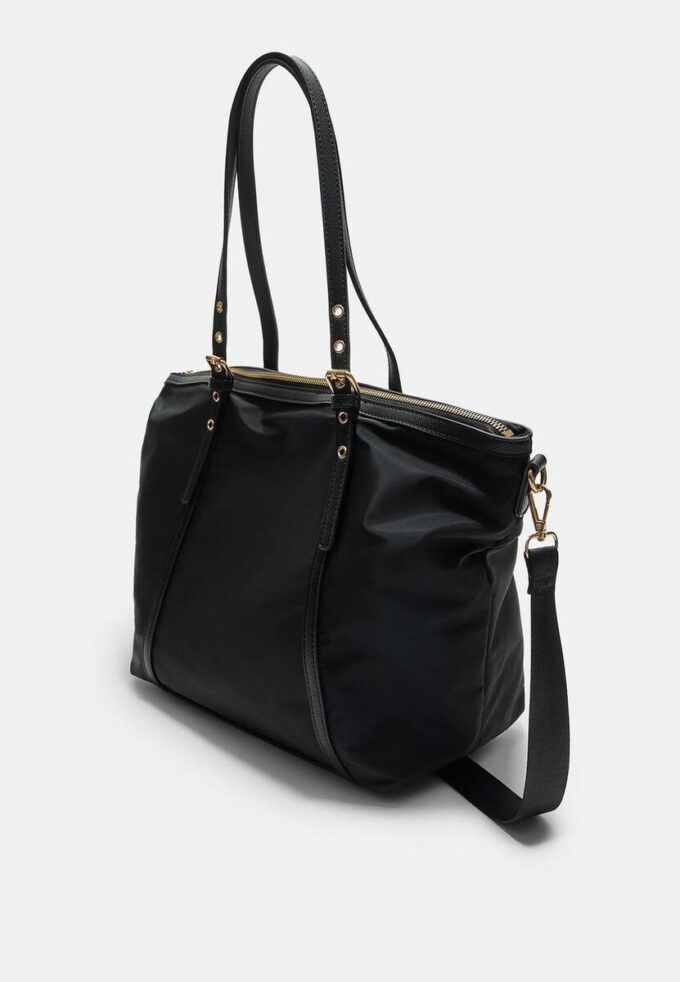 Kontrastfarget handleveske