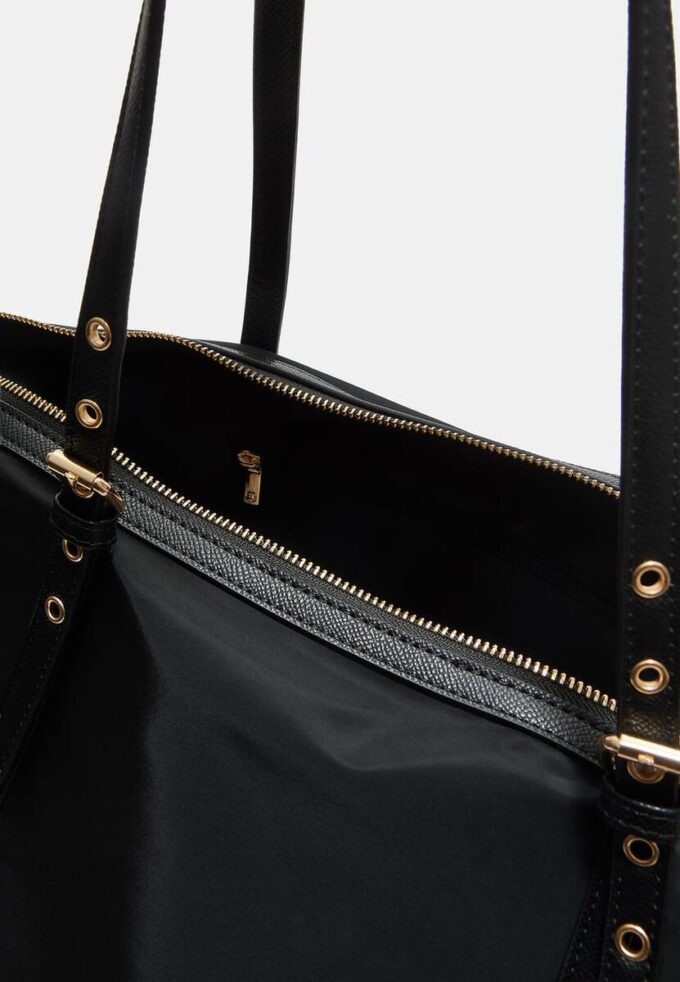 Kontrastfarget handleveske