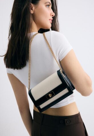 Kontrastveske i lerret