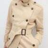 Kort, enkel trenchcoat