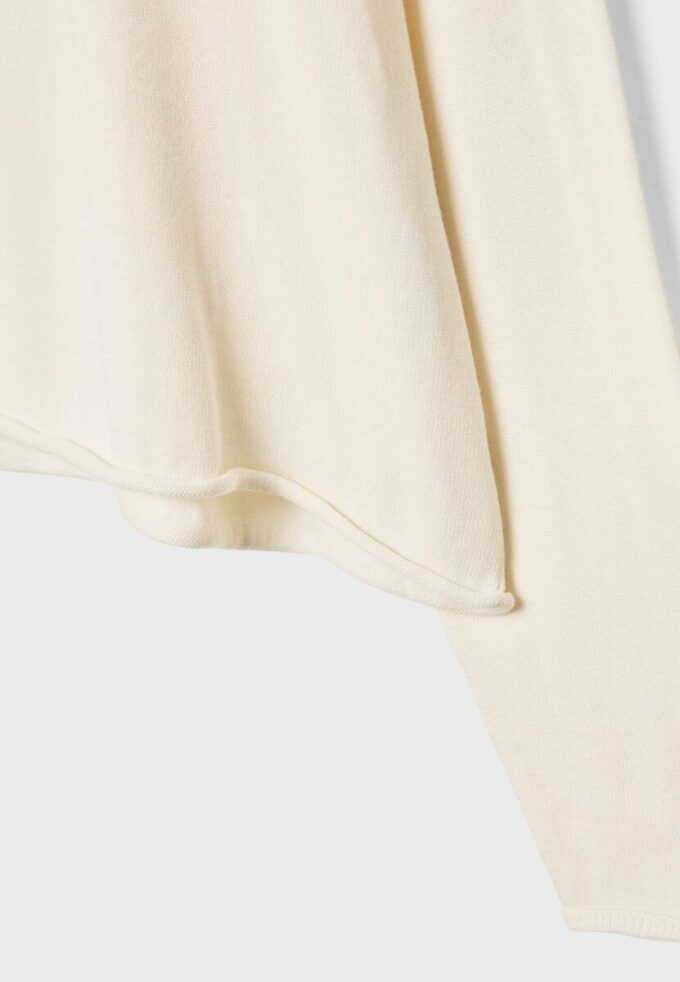 Kort genser med båthals